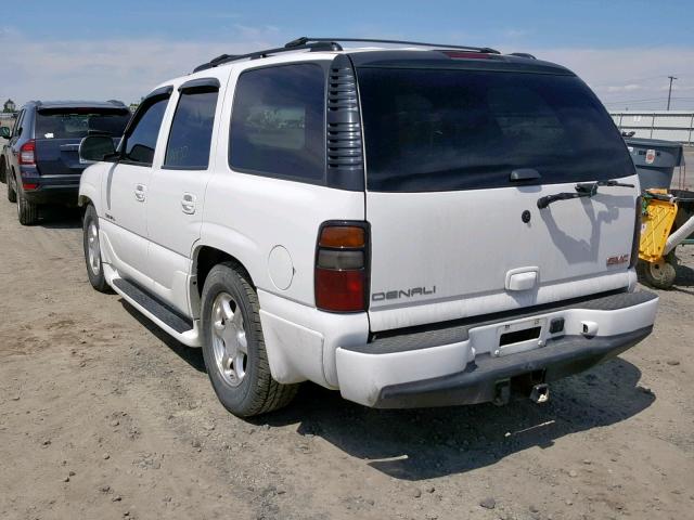 1GKEK63U66J123682 - 2006 GMC YUKON DENA WHITE photo 3