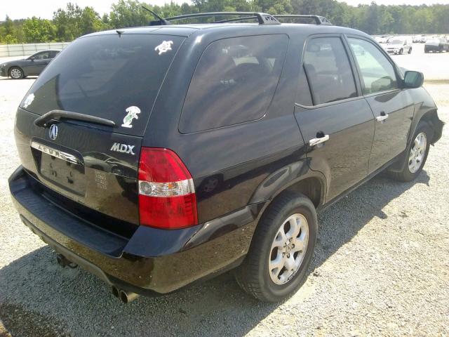 2HNYD18662H512697 - 2002 ACURA MDX TOURIN BLACK photo 4