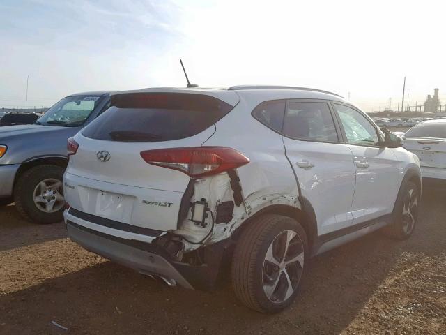 KM8J33A20HU441835 - 2017 HYUNDAI TUCSON LIM WHITE photo 4