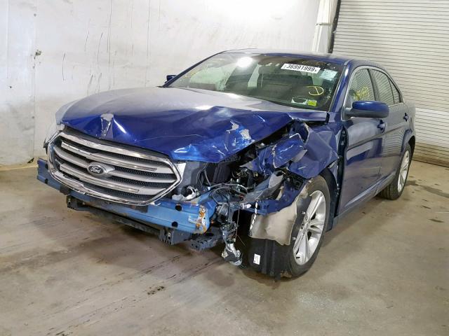 1FAHP2H85DG202338 - 2013 FORD TAURUS SEL BLUE photo 2