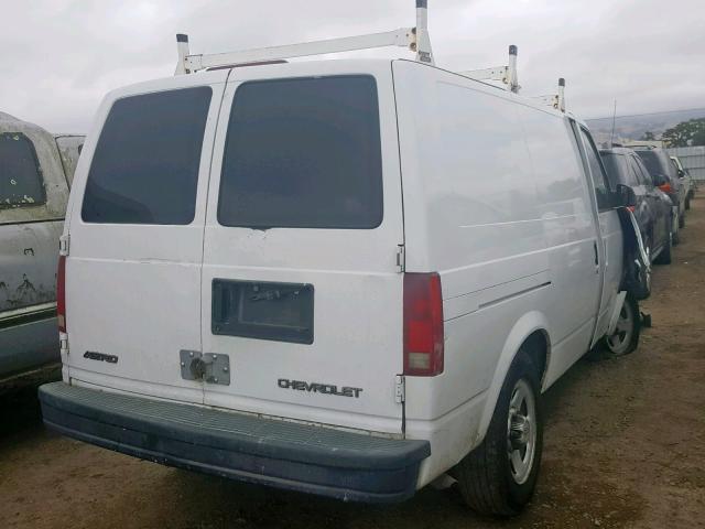 1GCDM19X54B128756 - 2004 CHEVROLET ASTRO WHITE photo 4