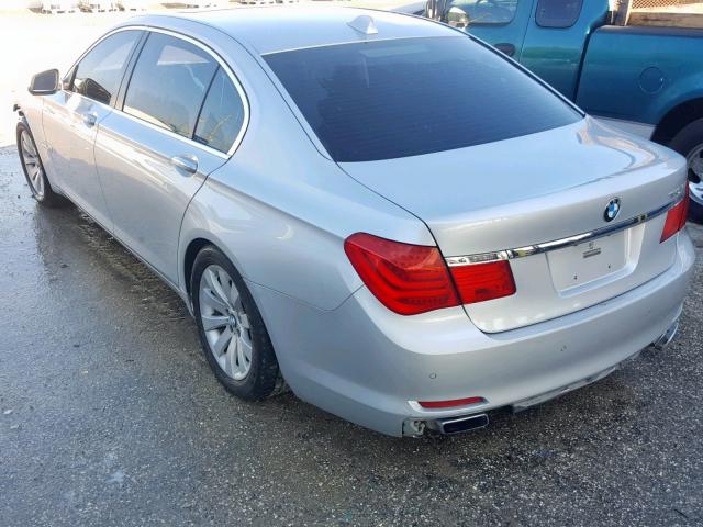 WBAKC8C50BC433337 - 2011 BMW 750 LXI SILVER photo 3