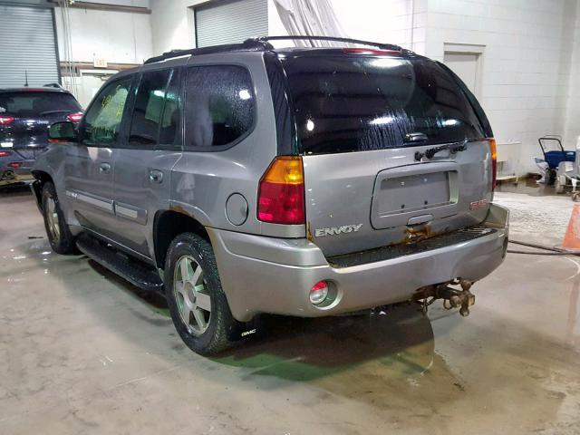 1GKDT13S652160122 - 2005 GMC ENVOY SILVER photo 3