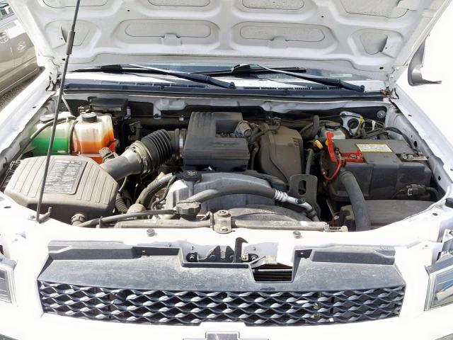 1GCHTCFE6C8140834 - 2012 CHEVROLET COLORADO L WHITE photo 7