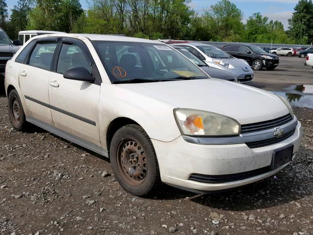 1G1ZS64855F257382 - 2005 CHEVROLET MALIBU MAX WHITE photo 1