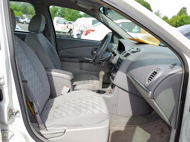 1G1ZS64855F257382 - 2005 CHEVROLET MALIBU MAX WHITE photo 5
