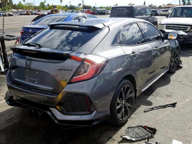 SHHFK7H45JU405129 - 2018 HONDA CIVIC SPOR SILVER photo 4