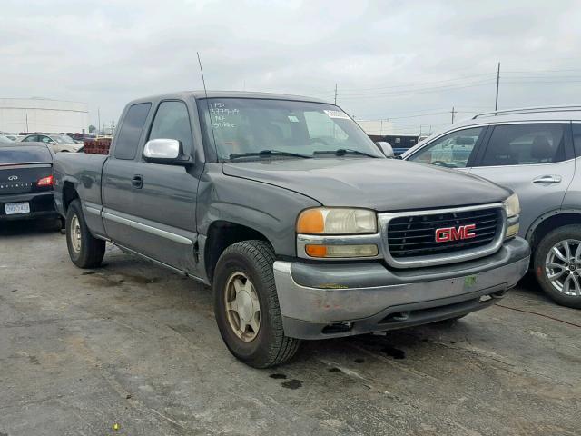 2GTEK19T721217250 - 2002 GMC NEW SIERRA GRAY photo 1