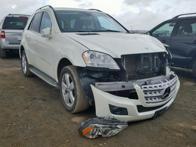 4JGBB5GB3BA734714 - 2011 MERCEDES-BENZ ML 350 WHITE photo 1