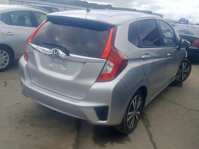 JHMGK5H76GS009340 - 2016 HONDA FIT EX SILVER photo 4