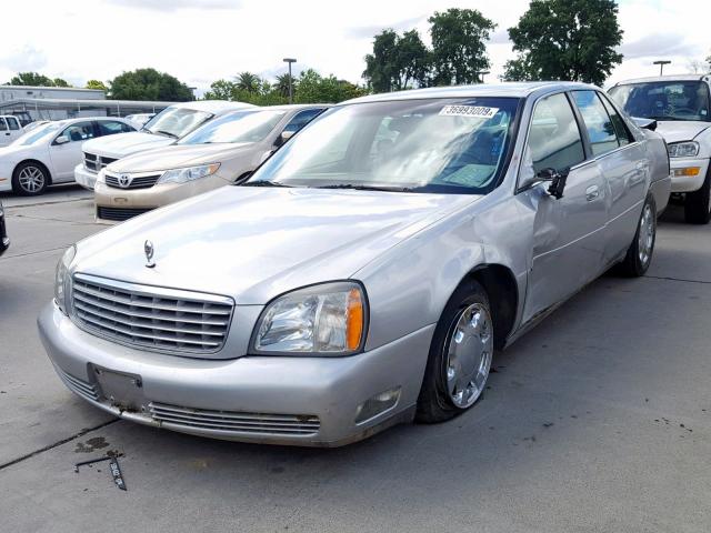 1G6KD54Y55U267230 - 2005 CADILLAC DEVILLE SILVER photo 2