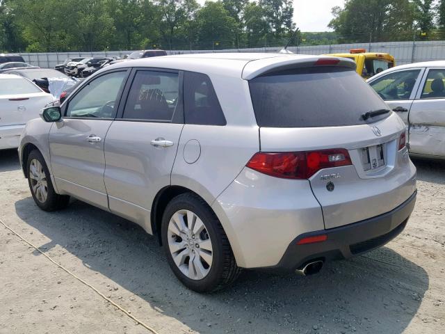 5J8TB1H21CA004545 - 2012 ACURA RDX SILVER photo 3