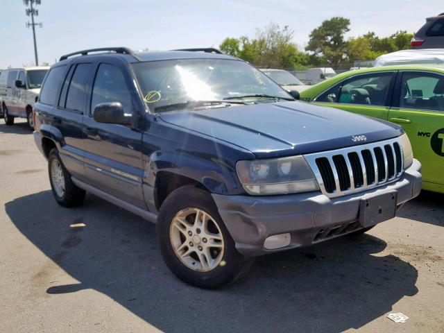 1J4GW48SX2C251596 - 2002 JEEP GRAND CHER BLUE photo 1