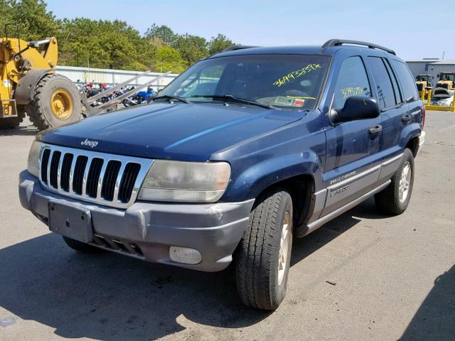 1J4GW48SX2C251596 - 2002 JEEP GRAND CHER BLUE photo 2