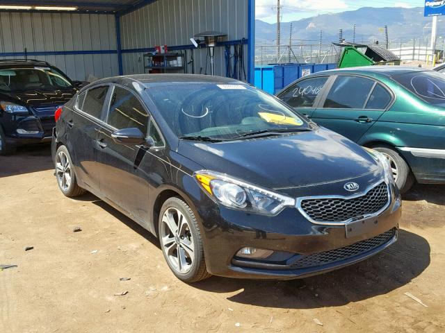 KNAFX4A8XG5545974 - 2016 KIA FORTE EX BLACK photo 1