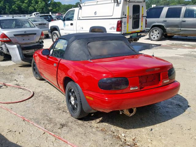 JM1NA3518P1416968 - 1993 MAZDA MX-5 MIATA RED photo 3