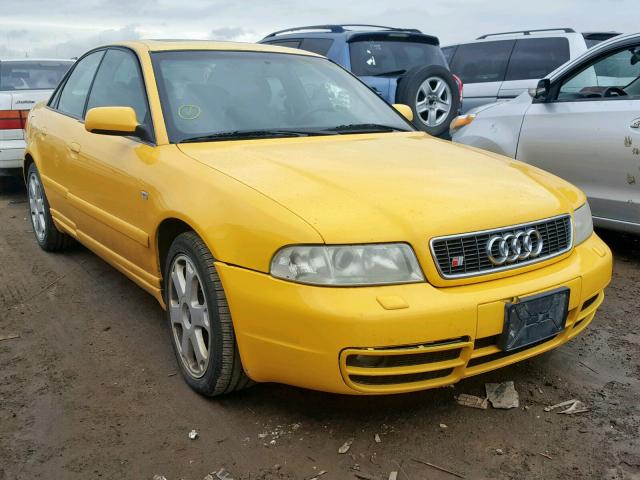 WAURD68D81A135144 - 2001 AUDI S4 2.7 QUA YELLOW photo 1