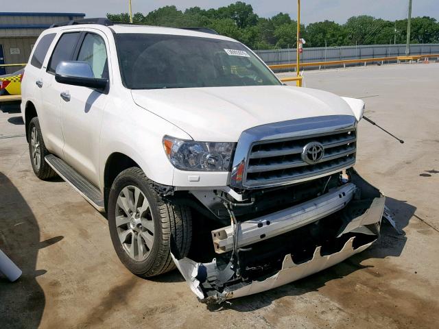 5TDJW5G10HS153694 - 2017 TOYOTA SEQUOIA LI WHITE photo 1