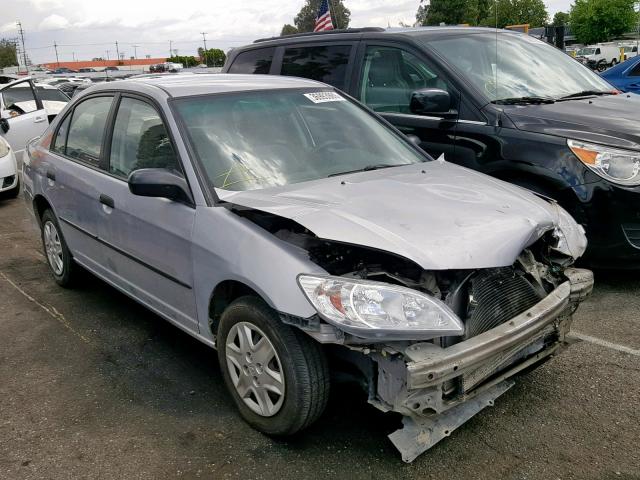 2HGES16315H558693 - 2005 HONDA CIVIC DX V SILVER photo 1