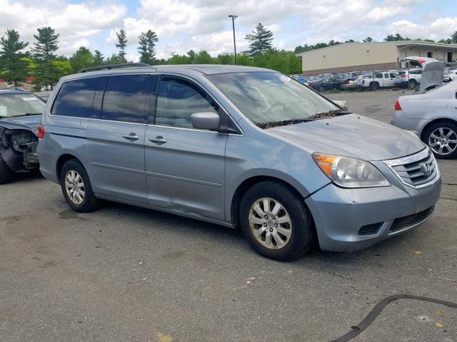 5FNRL38799B007657 - 2009 HONDA ODYSSEY EX BLUE photo 1