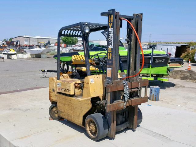 A187V05983H - 1987 HYST FORKLIFT YELLOW photo 1