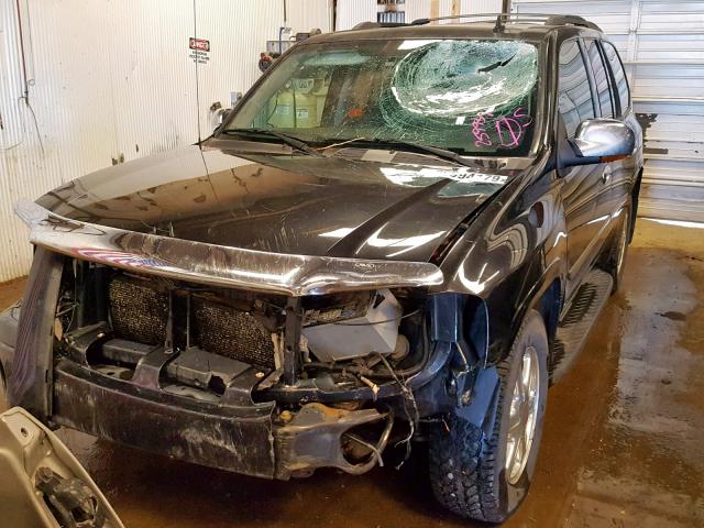 1GKDT13S782259939 - 2008 GMC ENVOY BLACK photo 2