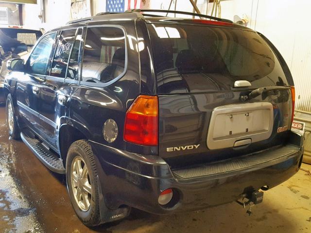 1GKDT13S782259939 - 2008 GMC ENVOY BLACK photo 3