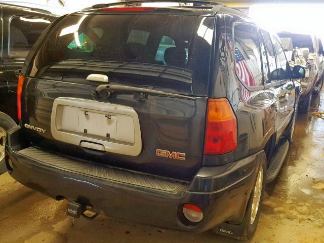 1GKDT13S782259939 - 2008 GMC ENVOY BLACK photo 4