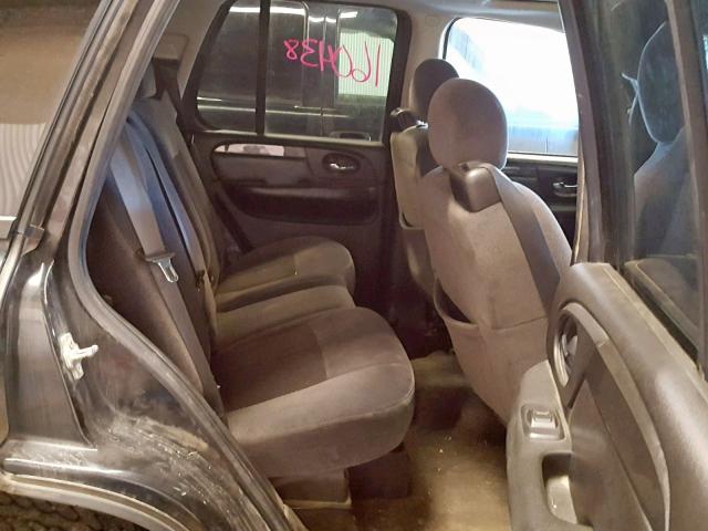 1GKDT13S782259939 - 2008 GMC ENVOY BLACK photo 6