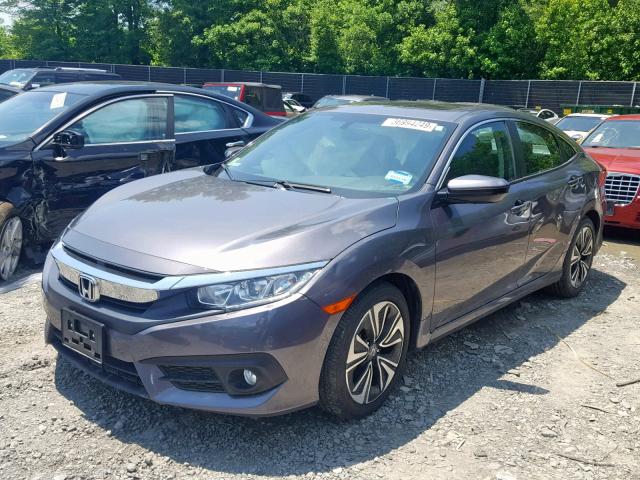 19XFC1F73HE210963 - 2017 HONDA CIVIC EXL GRAY photo 2