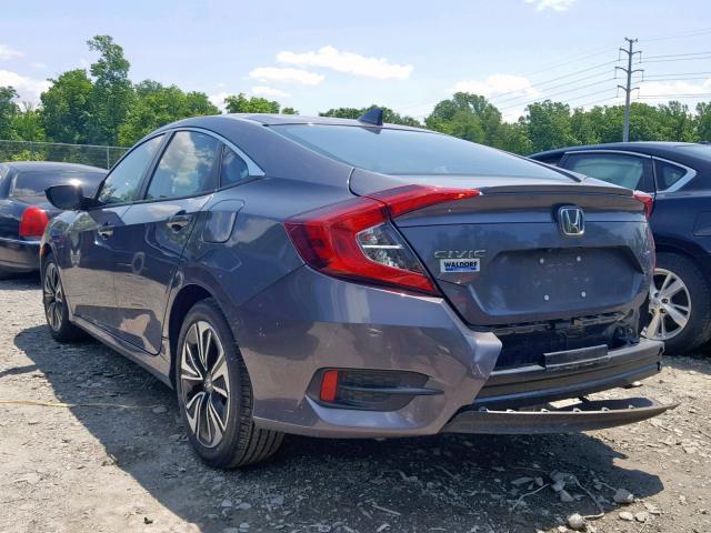 19XFC1F73HE210963 - 2017 HONDA CIVIC EXL GRAY photo 3