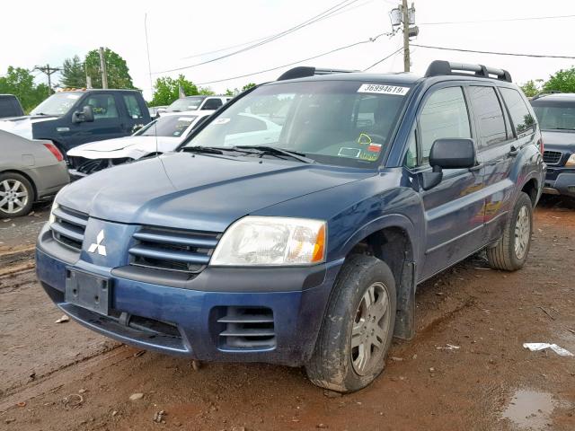 4A4MN21S15E058121 - 2005 MITSUBISHI ENDEAVOR L BLUE photo 9