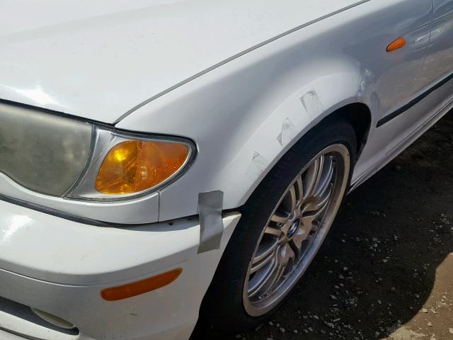 WBAET37443NJ26194 - 2003 BMW 3 SERIES WHITE photo 9