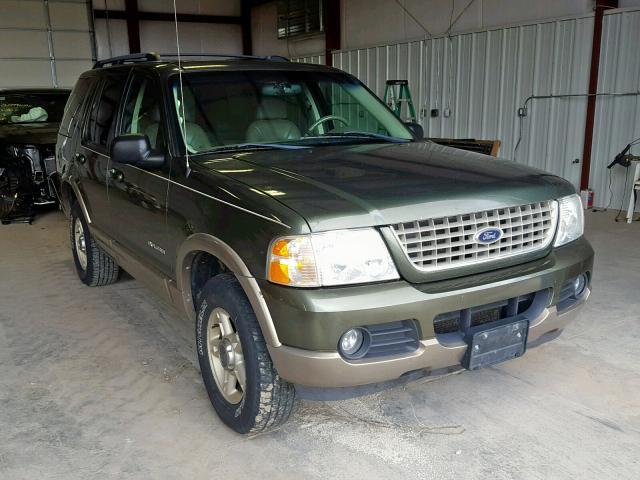 1FMDU74W02UB62960 - 2002 FORD EXPLORER E GREEN photo 1