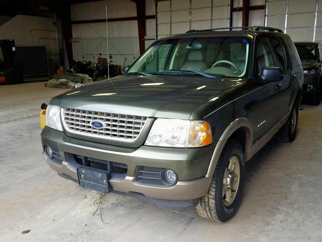 1FMDU74W02UB62960 - 2002 FORD EXPLORER E GREEN photo 2