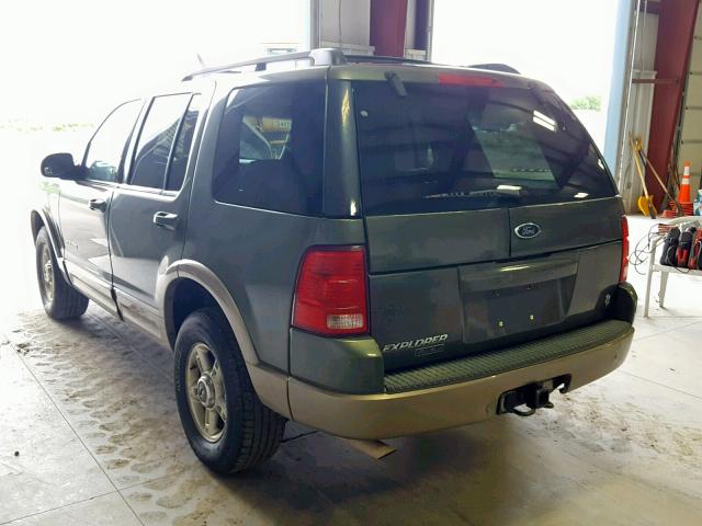 1FMDU74W02UB62960 - 2002 FORD EXPLORER E GREEN photo 3