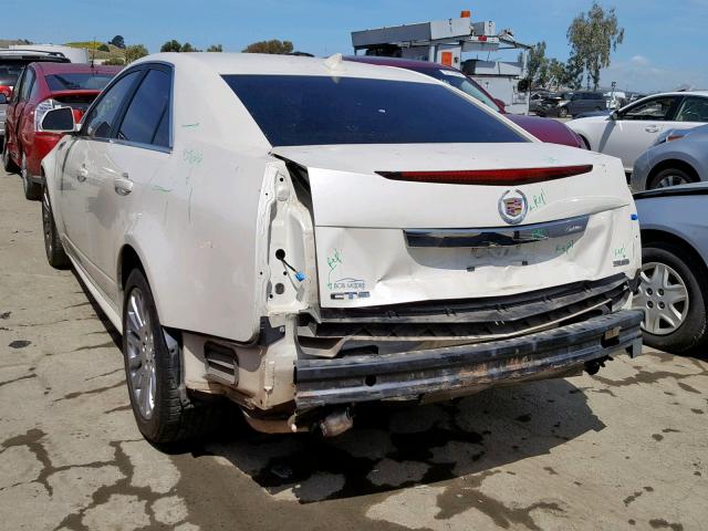 1G6DK5E36D0140767 - 2013 CADILLAC CTS PERFOR WHITE photo 3