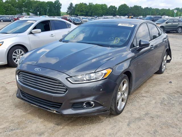 3FA6P0G70GR245938 - 2016 FORD FUSION S GRAY photo 2