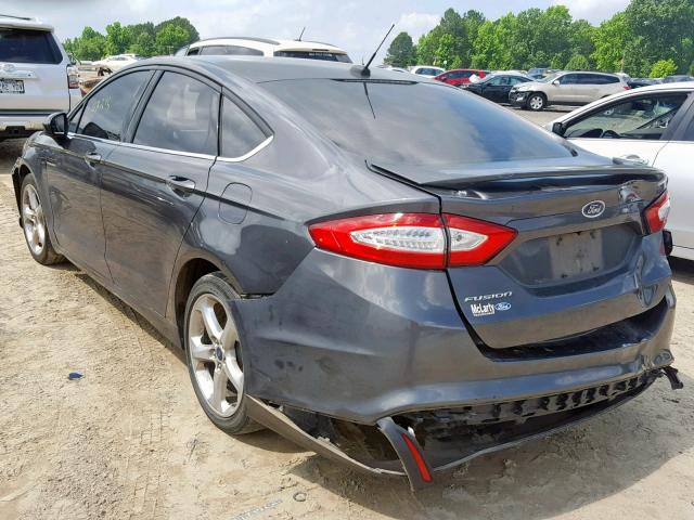 3FA6P0G70GR245938 - 2016 FORD FUSION S GRAY photo 3