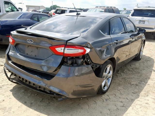 3FA6P0G70GR245938 - 2016 FORD FUSION S GRAY photo 4