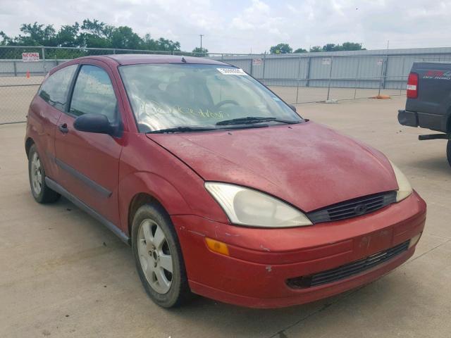 3FAFP31371R129229 - 2001 FORD FOCUS ZX3 RED photo 1