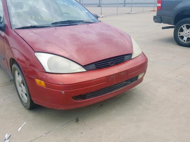 3FAFP31371R129229 - 2001 FORD FOCUS ZX3 RED photo 9