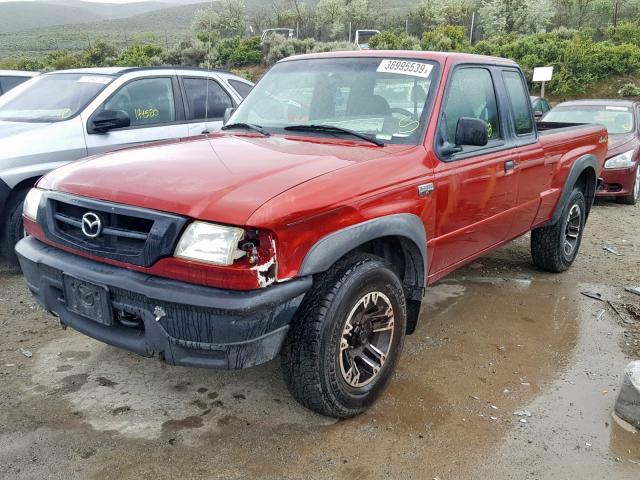 4F4YR17EX3TM08967 - 2003 MAZDA B4000 CAB RED photo 2