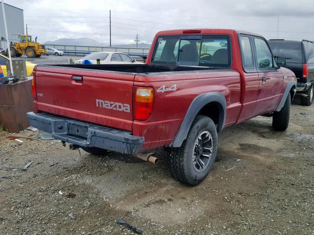 4F4YR17EX3TM08967 - 2003 MAZDA B4000 CAB RED photo 4