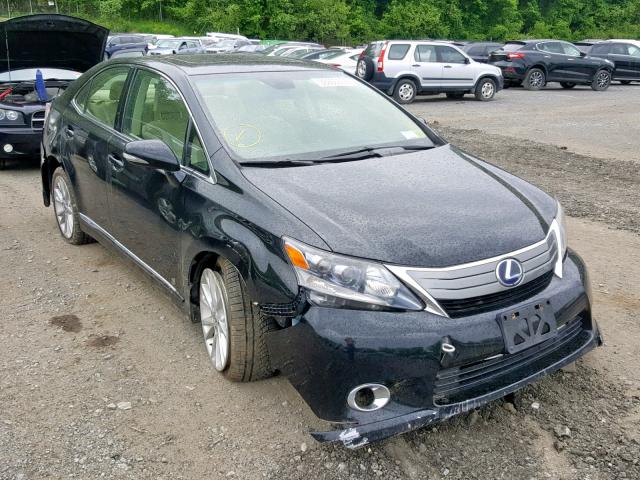 JTHBB1BA8A2011380 - 2010 LEXUS HS 250H BLACK photo 1