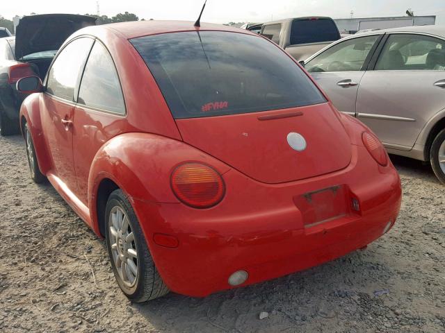 3VWCK31C84M411633 - 2004 VOLKSWAGEN NEW BEETLE Qırmızı foto 3