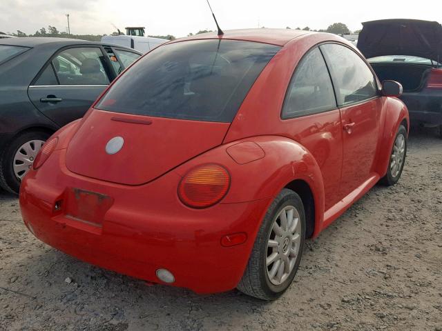 3VWCK31C84M411633 - 2004 VOLKSWAGEN NEW BEETLE Qırmızı foto 4