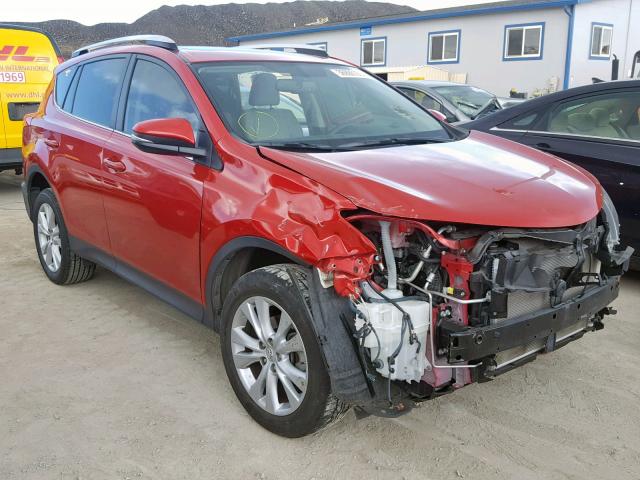 JTMYFREV6D5004282 - 2013 TOYOTA RAV4 LIMIT RED photo 1