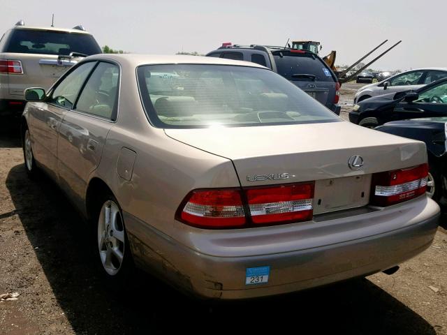 JT8BF28G610326857 - 2001 LEXUS ES 300 TAN photo 3