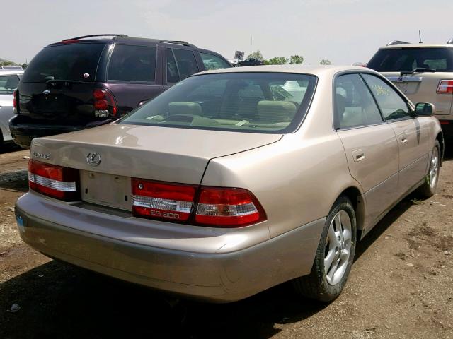 JT8BF28G610326857 - 2001 LEXUS ES 300 TAN photo 4